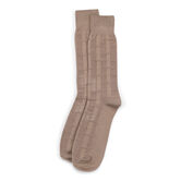 Dress Socks - Textured Solid Weave, British Khaki view# 1