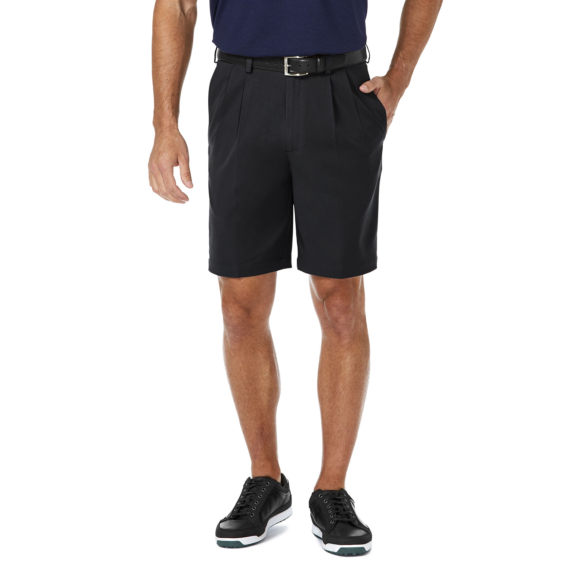 Men's haggar hotsell pleated shorts