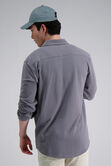 Long Sleeve Pique Shirt, Medium Grey view# 2