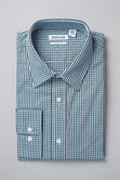 Premium Comfort Dress Shirt - Dark Green Plaid,  view# 1