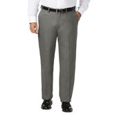 Big &amp; Tall J.M. Haggar Dress Pant - Sharkskin, Med Grey view# 1