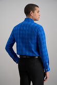 Smart Wash&trade; Dress Shirt - Blue Check,  view# 4
