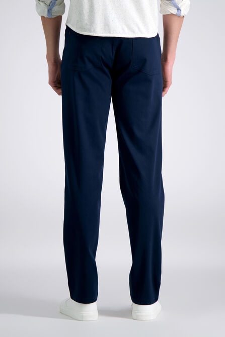 Iron Free Premium Solid 5-Pocket Pant, Dark Navy view# 4