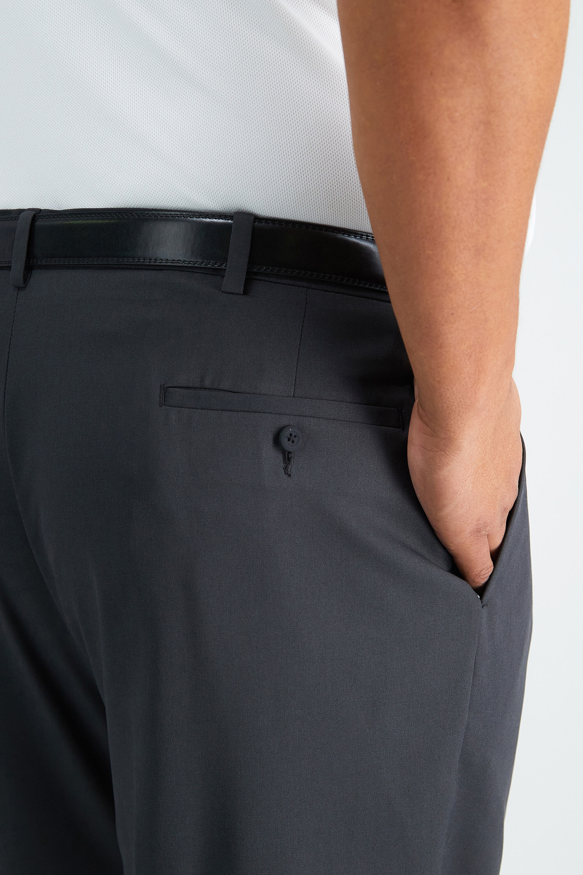 Mens gray online golf pants