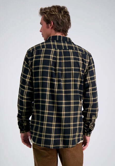 Long Sleeve Flannel Shirt, Mocha