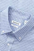 Premium Comfort Dress Shirt - Bright Blue Plaid,  view# 5