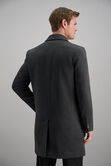 J.M. Haggar Premium Topcoat, Black / Charcoal view# 4