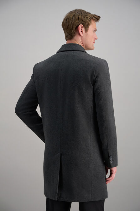 J.M. Haggar Premium Topcoat, Black / Charcoal view# 4