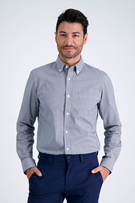 Premium Comfort Dress Shirt - Black Check,  view# 1
