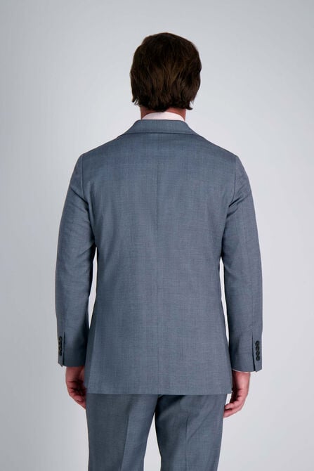 J.M. Haggar Medium Glen Plaid Suit Jacket, Chambray view# 4