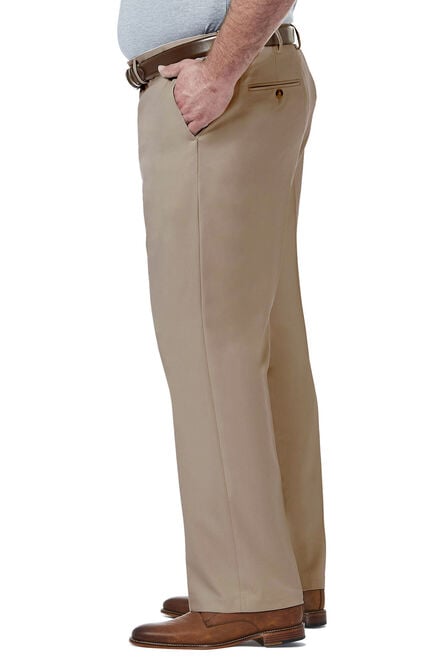 Big &amp; Tall Premium Comfort Dress Pant, Khaki view# 3