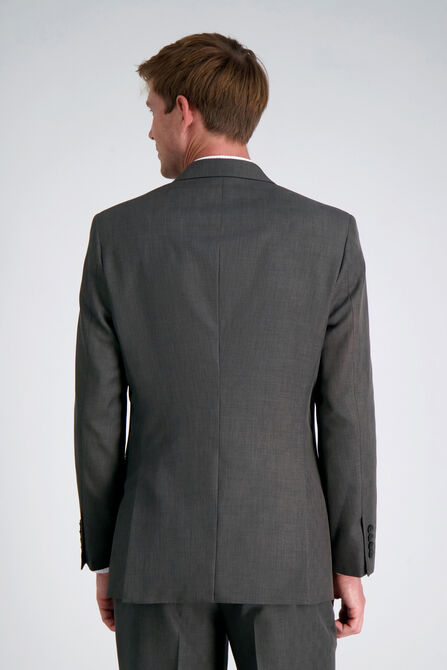 Travel Performance Suit Separates Jacket, Brown Heather view# 2