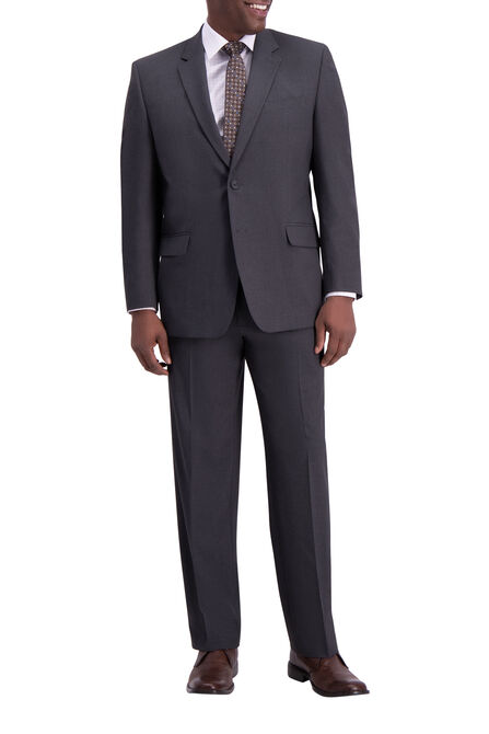 J.M. Haggar 4-Way Stretch Suit Jacket, Charcoal Htr view# 1