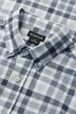 Short Sleeve Button-Down Linen Shirt, Dark Grey view# 4