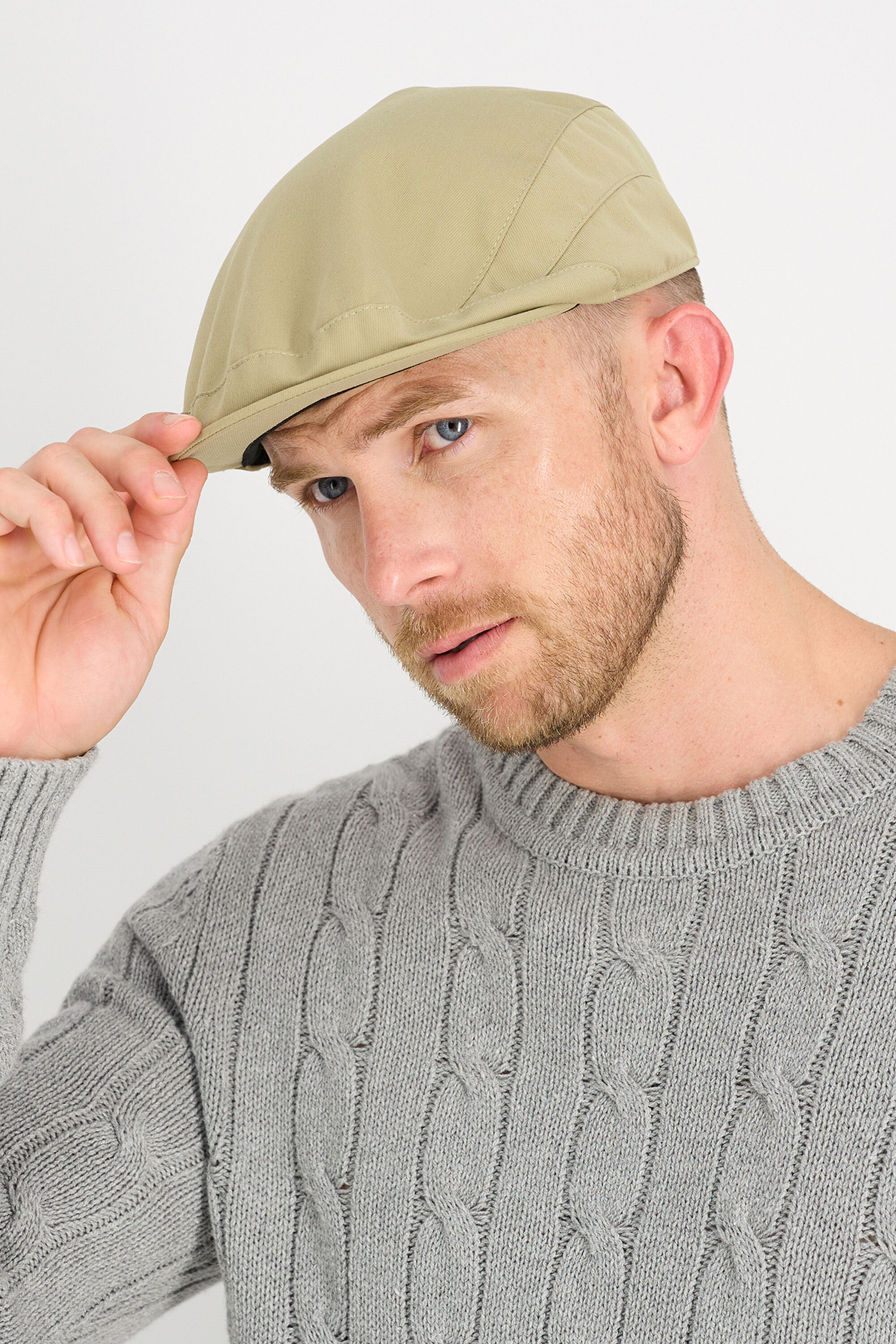 Side Seamed Flat Cap