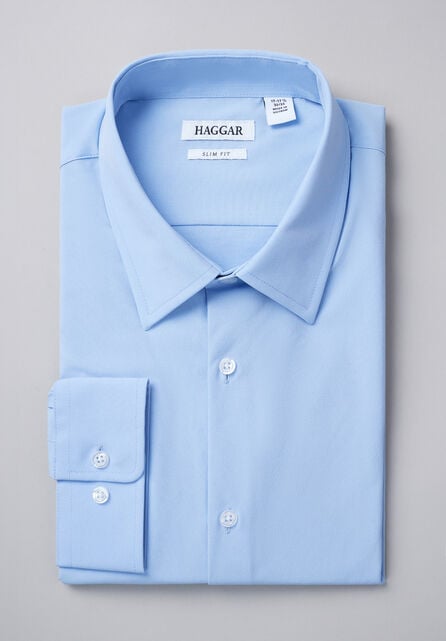 Smart Wash&reg; Dress Shirt - Blue, Light Blue