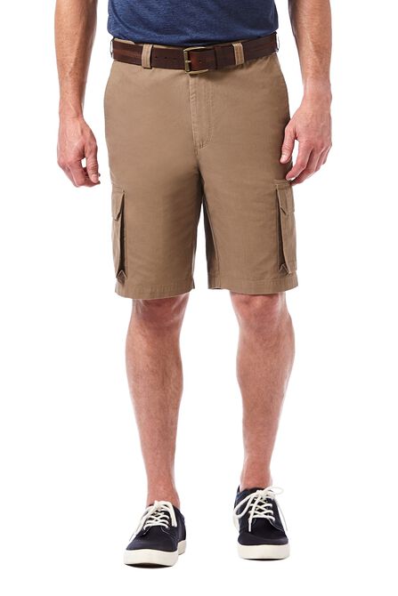 Canvas Cargo Short, British Khaki view# 1