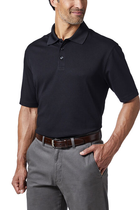 Cool 18&reg; Golf Polo, Black view# 1