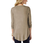 Long Sleeve Scoop Neck Top,  view# 4