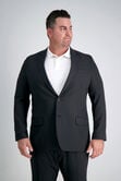 Big &amp; Tall Active Series&trade; Herringbone Suit Jacket,  Charcoal view# 2