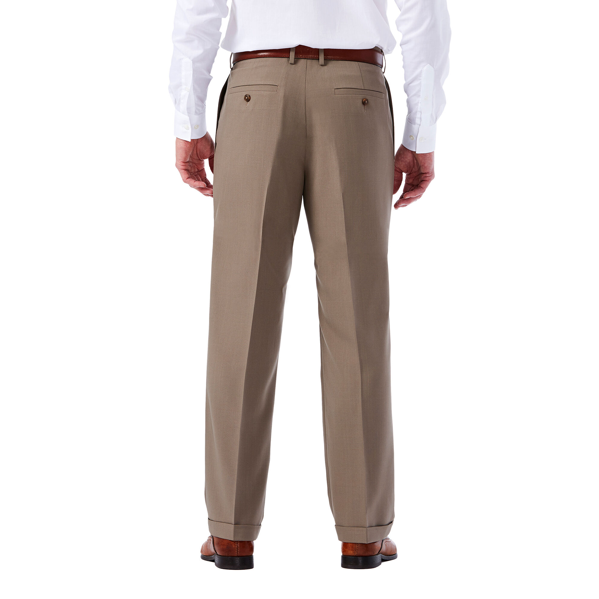 Big Tall E CLO Glen Plaid Dress Pant