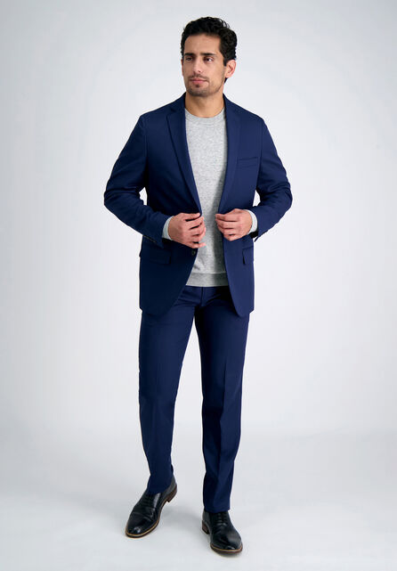 The Active Series&trade; Herringbone Suit Jacket, Midnight