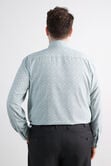 Big Smart Wash&reg; Dress Shirt - Forest Floral Print, Medium Green view# 2