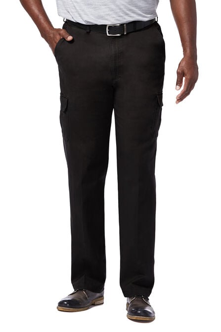 Big &amp; Tall Stretch Comfort Cargo Pant, Black view# 1