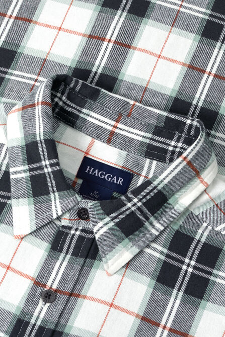 Long Sleeve Flannel Plaid Shirt,  view# 4