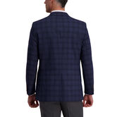 J.M. Haggar Heather Glen Plaid Sport Coat, Heather Navy view# 2