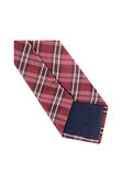 Fine Plaid Tie, Red view# 4