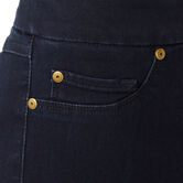 Pull On Straight Denim Pant, Midnight view# 4