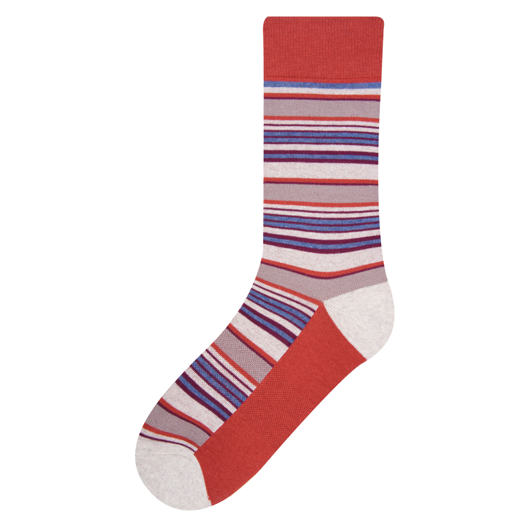 Haggar Multi Stripe Socks Oatmeal (5R19-2015 Clothing Underwear & Socks) photo