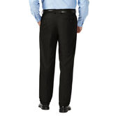 Big &amp; Tall J.M. Haggar Dress Pant - Sharkskin, Black view# 3