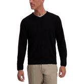 Textured Diamond V-Neck Sweater,  view# 1