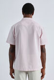 Short Sleeve Seersucker Camp Shirt, Pink view# 2