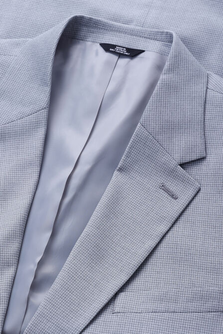 Big &amp; Tall J.M. Haggar Mini Dobby Sportcoat, Blue Slate view# 4