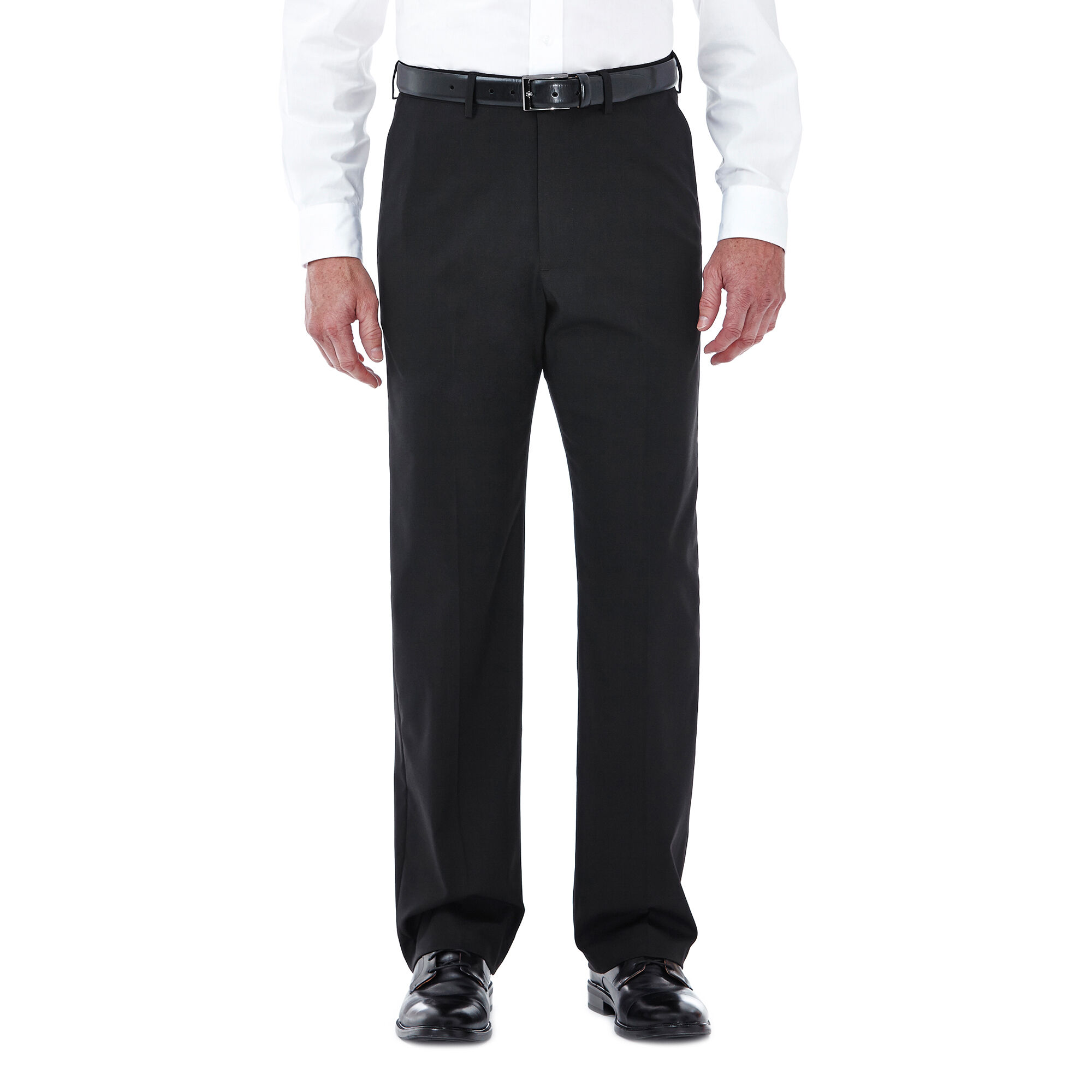 Haggar Big & Tall Premium Stretch Solid Dress Pant Black (HD90921 Clothing Pants) photo