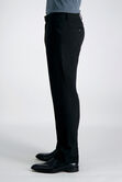 J.M. Haggar Dress Pant - Sharkskin, Chocolate view# 3