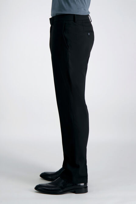 J.M. Haggar Dress Pant - Sharkskin, Chocolate view# 3