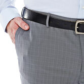 Big &amp; Tall Performance Microfiber Slacks - Micro Plaid,  view# 4