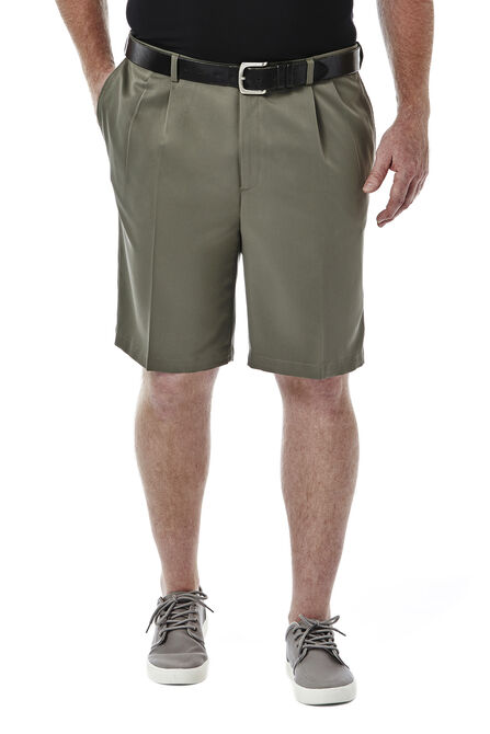 BIG &amp; TALL Cool 18&reg; Shorts, Taupe view# 1