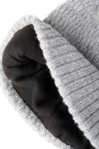 Heathered Micro Cable Crown Beanie, Graphite view# 6