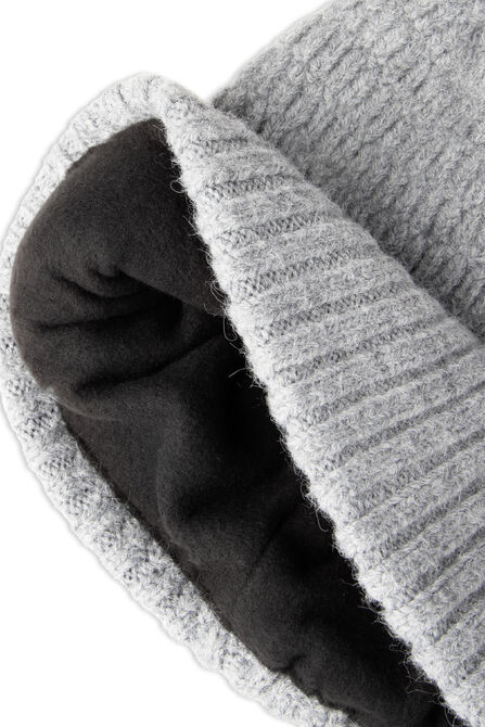 Heathered Micro Cable Crown Beanie, Graphite view# 6