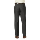 J.M. Haggar Dress Pant - Sharkskin, Dark Heather Grey view# 3