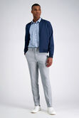 Smart Wash&trade; Dress Shirt - Blue Plaid, Chinchilla view# 3