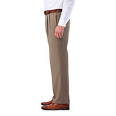 Big &amp; Tall E-CLO&trade; Glen Plaid Dress Pant,  Dark Taupe view# 2