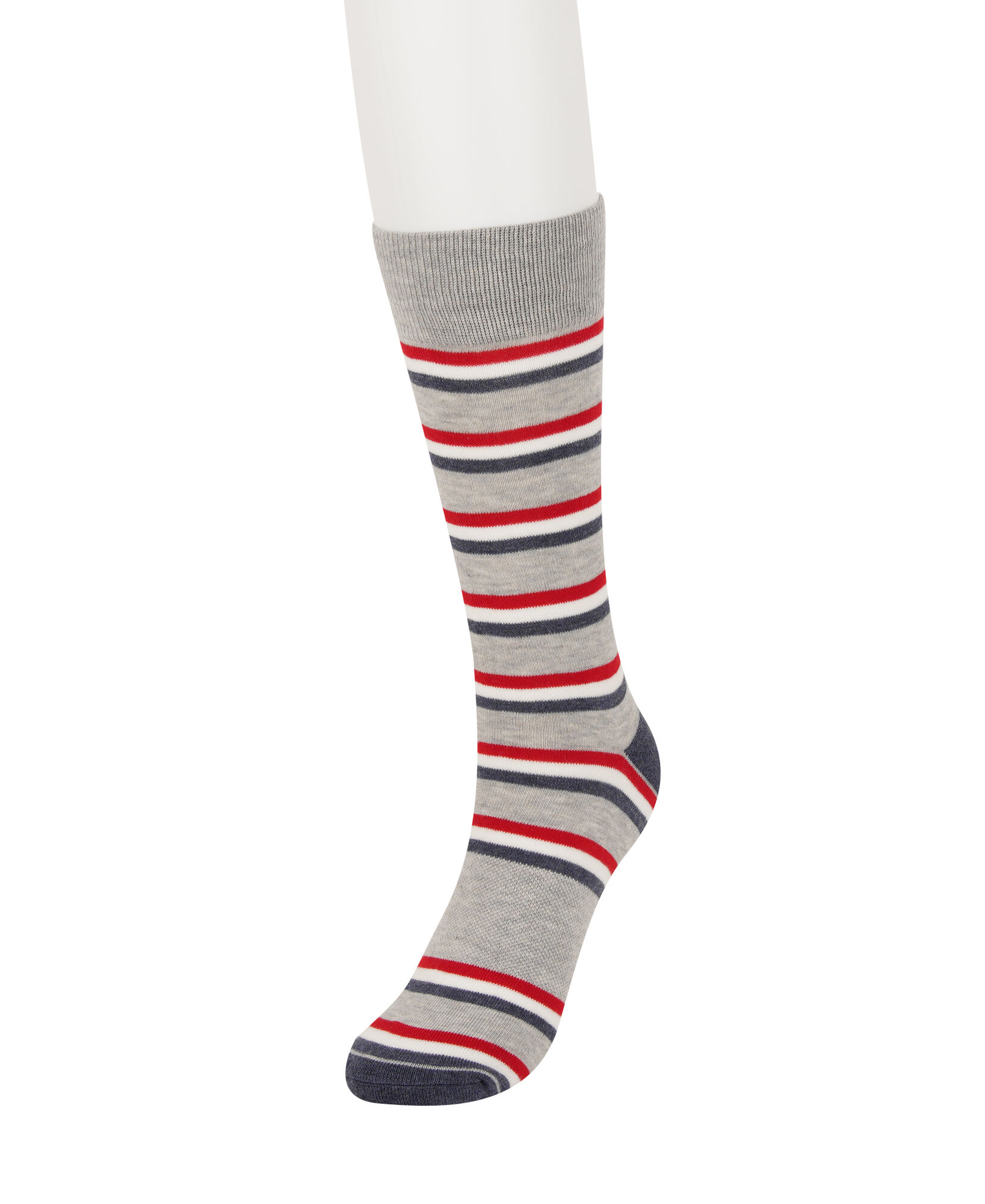 Haggar Grey Freedom Striped Socks Graphite (5R10-1056 Clothing Underwear & Socks) photo