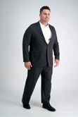Big &amp; Tall Active Series&trade; Herringbone Suit Jacket,  Charcoal view# 1