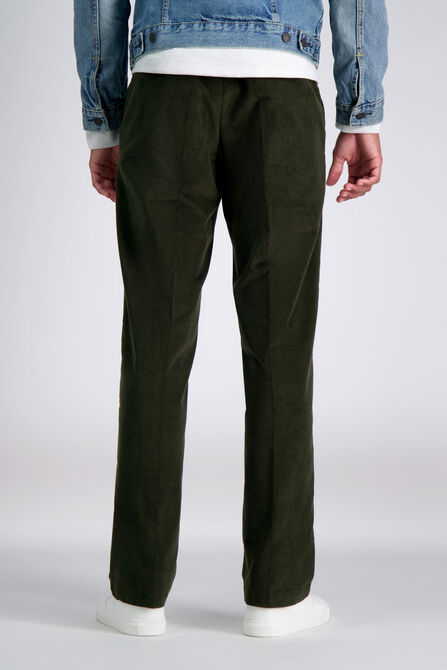 Stretch Corduroy Pant, Military Green view# 4